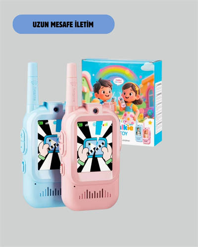 3–12 Yaş Çocuklara Uygun Görüntülü Walkie Talkie Seti