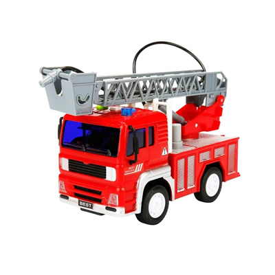3150 Maxx Wheels Sesli ve Işıklı Su Fışkırtan İtfaiye Aracı 20 cm - Stokta Olan Gönderilir