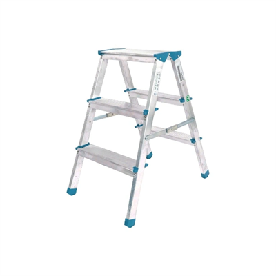 3+3 Çift Basamaklı Alüminyum Metal Merdiven