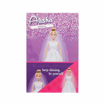 3381 SUN-RST-SIS-Gelinlikli Manken Bebek Alisha 29 cm -