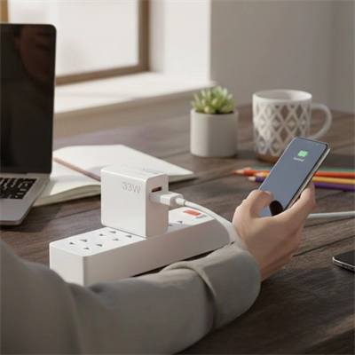 33w Hızlı Şarj Adaptörü – Type-c Kablolu, Usb Çıkışlı, Akıllı Şarj Destekli Duvar Tipi Şarj Cihazı Bx40