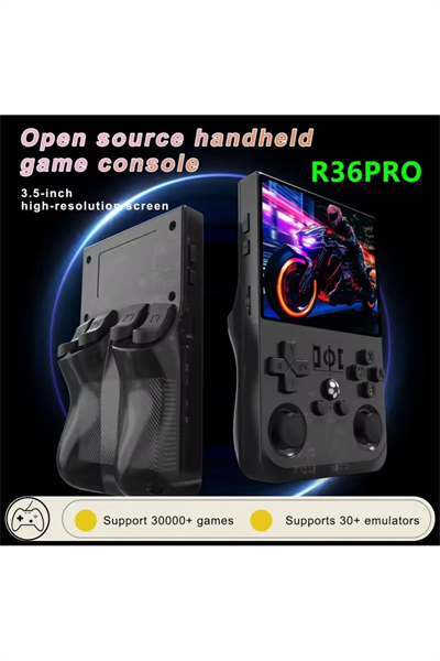 3,5 inç IPS ekranlı mini el oyun konsolu, Linux sistemli, çok renkli, bluetooth yok