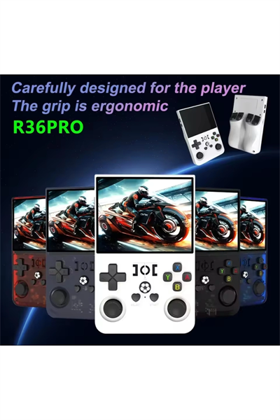 3,5 inç IPS ekranlı mini el oyun konsolu, Linux sistemli, çok renkli, bluetooth yok