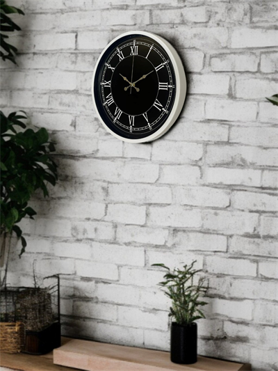 36 Cm Beyaz Dekoratif Duvar Saati