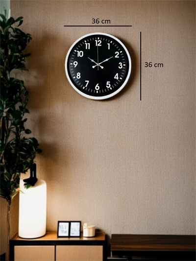 36 Cm Beyaz Dekoratif Duvar Saati