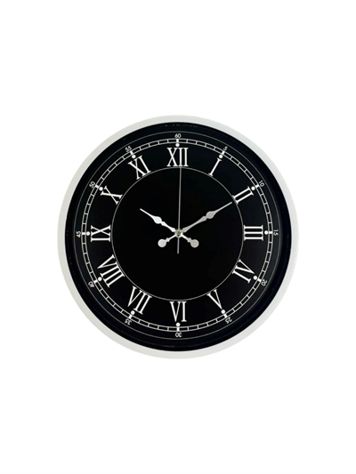 36 Cm Beyaz Dekoratif Duvar Saati