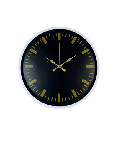 36 Cm Beyaz Dekoratif Duvar Saati