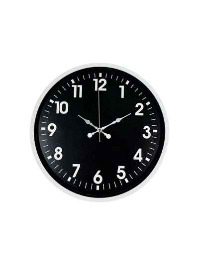 36 Cm Beyaz Dekoratif Duvar Saati