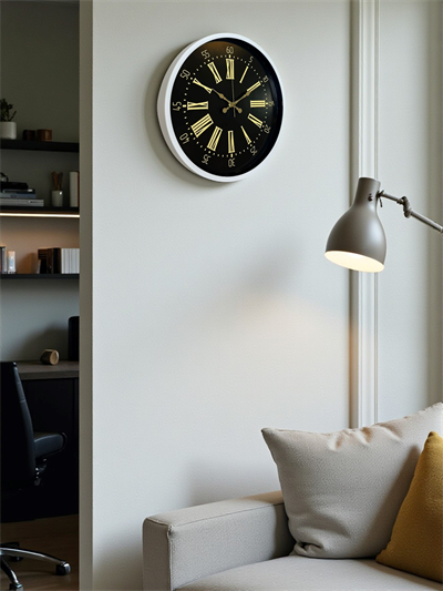 36 Cm Beyaz Dekoratif Duvar Saati