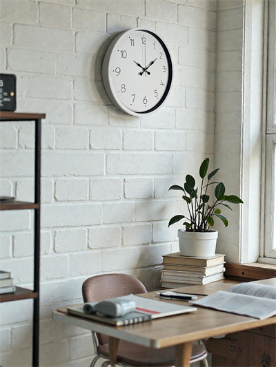 36 Cm Beyaz Dekoratif Duvar Saati