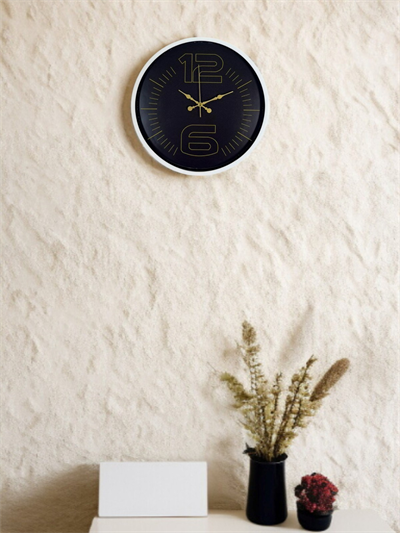 36 Cm Beyaz Dekoratif Şık Duıvar Saati