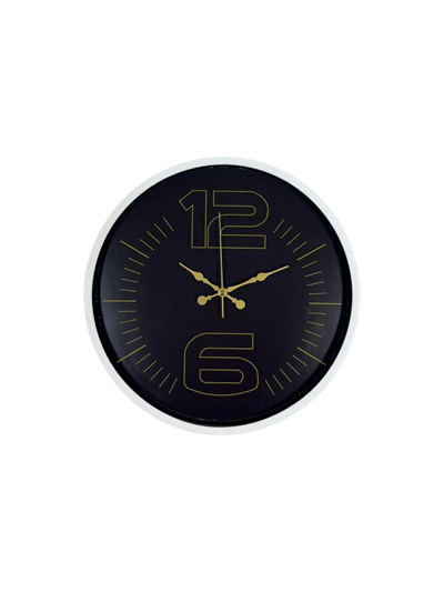 36 Cm Beyaz Dekoratif Şık Duıvar Saati