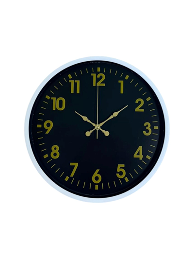 36 Cm Beyaz Klasik Duvar Saati