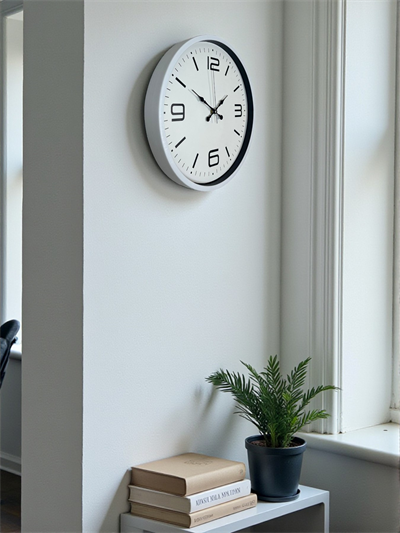 36 Cm Beyaz Modern Dekoratif Duvar Saati