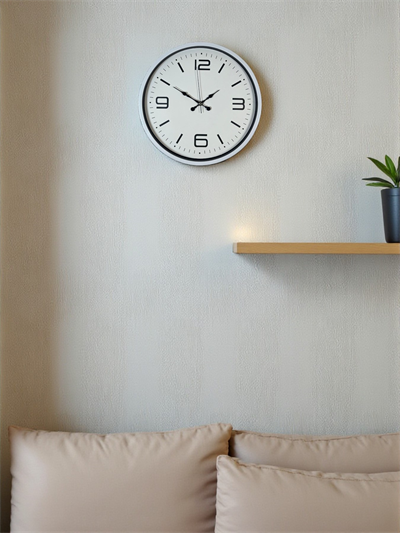 36 Cm Beyaz Modern Dekoratif Duvar Saati