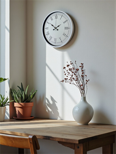 36 Cm Beyaz Roman Rakamlı Duvar Saati