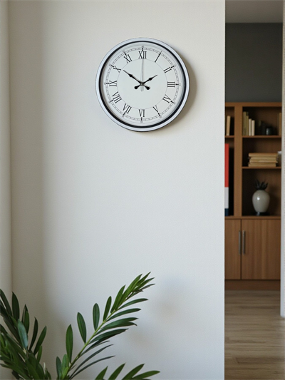 36 Cm Beyaz Roman Rakamlı Duvar Saati