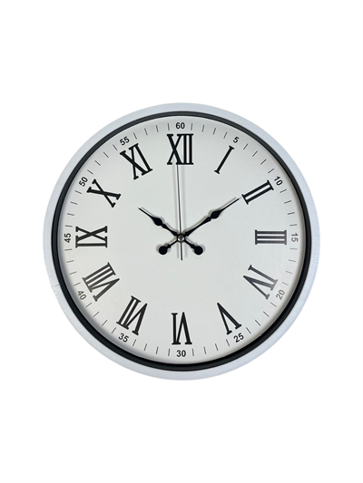 36 Cm Beyaz Roman Rakamlı Duvar Saati