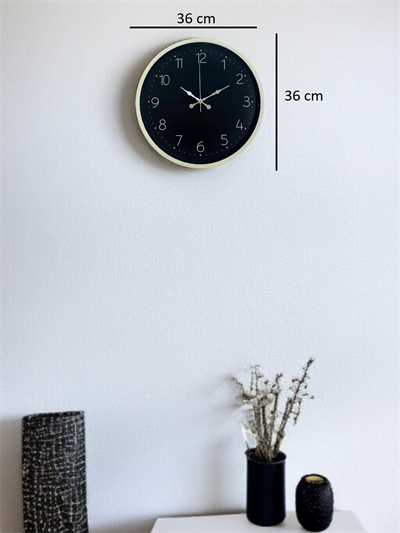 36 Cm Dekoratif Duvar Saati