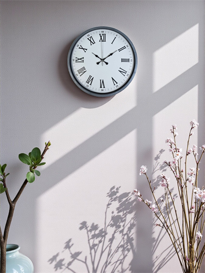36 Cm Gri Roma Rakamlı Duvar Saati