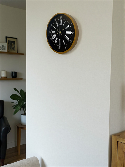 36 Cm Kahverengi Dekoratif Duvar Saati