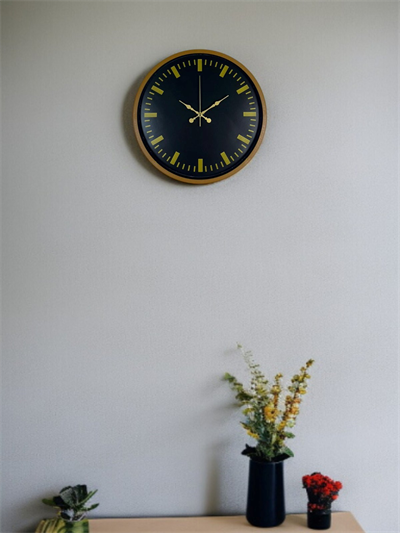 36 Cm Kahverengi Modern Duvar Saati