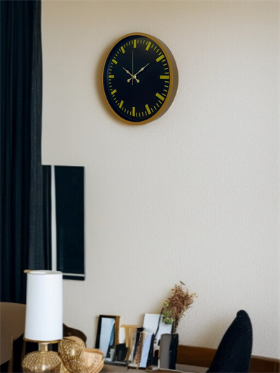 36 Cm Kahverengi Modern Duvar Saati