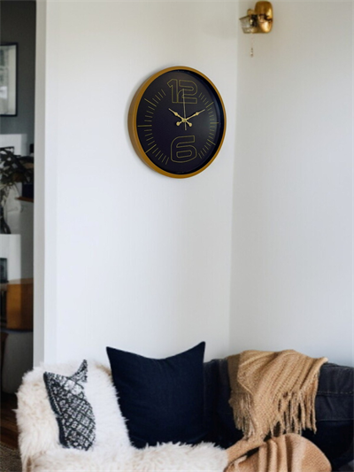 36 Cm Kahverengi Modern Duvar Saati