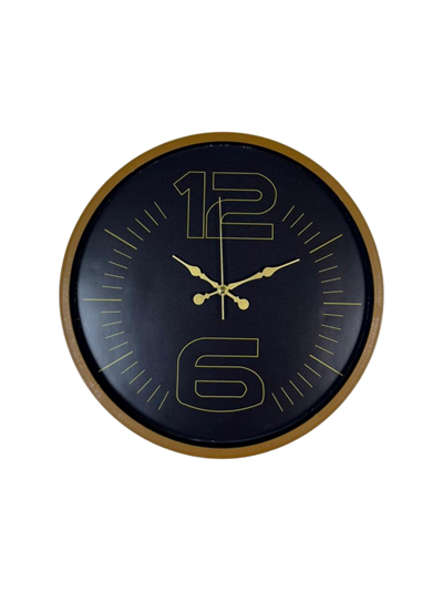 36 Cm Kahverengi Modern Duvar Saati