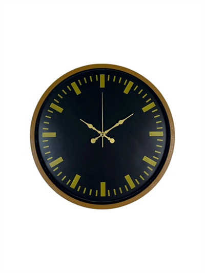 36 Cm Kahverengi Modern Duvar Saati