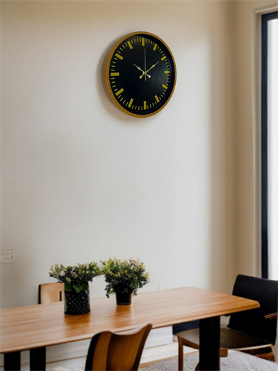 36 Cm Kahverengi Modern Duvar Saati