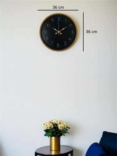 36 Cm Kahverengi Standart Duvar Saati