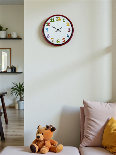 36 Cm Kırmızı Çocuk Odası Duvar Saati