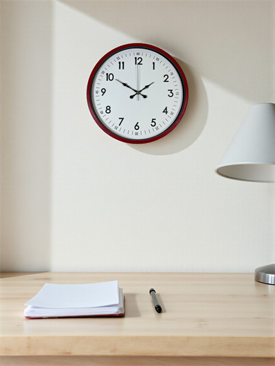 36 Cm Kırmızı Dekoratif Duvar Saati