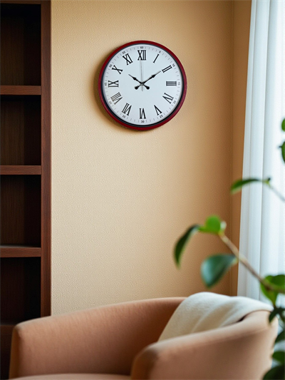 36 Cm Kırmızı Roma Rakamlı Duvar Saati