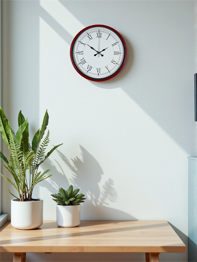 36 Cm Kırmızı Roma Rakamlı Duvar Saati