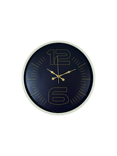 36 Cm Krem Dekoratif Duvar Saati