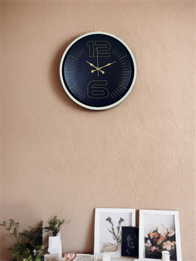 36 Cm Krem Dekoratif Duvar Saati