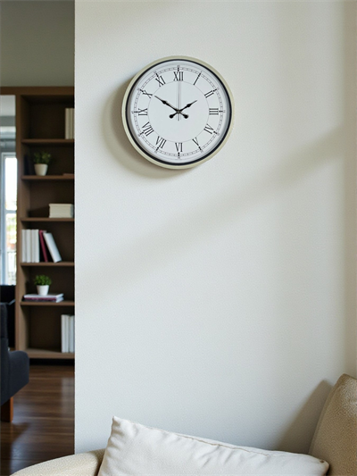 36 Cm Krem Dekoratif Duvar Saati