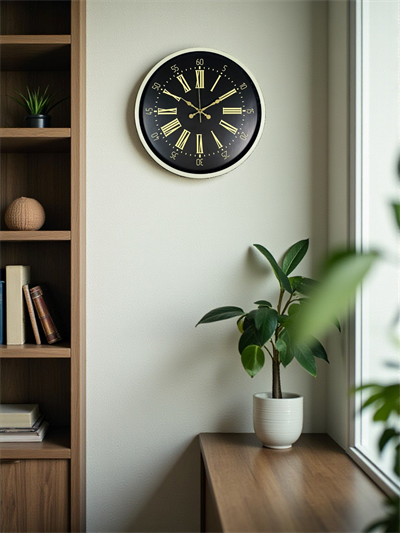 36 Cm Krem Dekoratif Duvar Saati