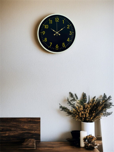 36 Cm Krem Gold Rakamlı Duvar Saati