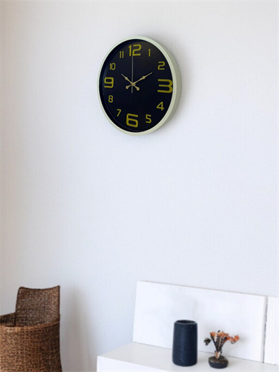 36 Cm Krem Gold Rakamlı Duvar Saati