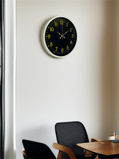 36 Cm Krem Gold Rakamlı Duvar Saati