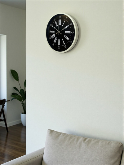 36 Cm Krem Modern Duvar Saati