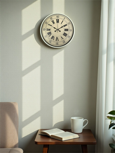 36 Cm Krem Retro Tasarım Duvar Saati