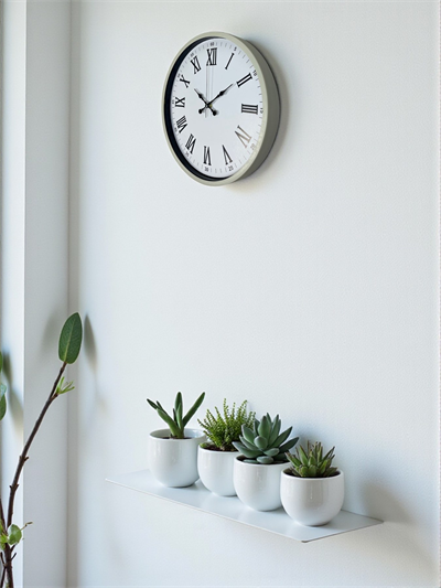 36 Cm Krem Roma Rakamlı Duvar Saati