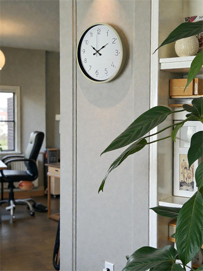 36 Cm Krem Sade Dekoratif Duvar Saati