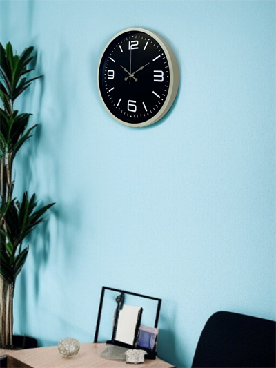 36 Cm Krem Şık Dekoratif Duvar Saati