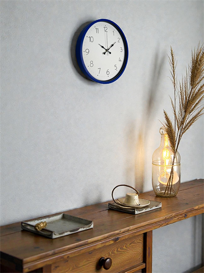 36 Cm Lacivert Dekoratif Duvar Saati
