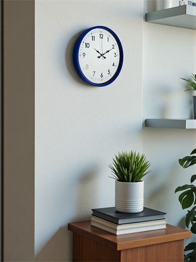 36 Cm Lacivert Dekoratif Duvar Saati
